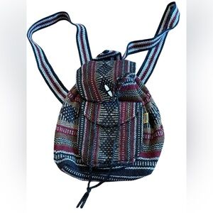 Bohemian Woven Backpack